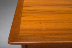 Bureau en teck en L de style mid-century moderne, années 1970