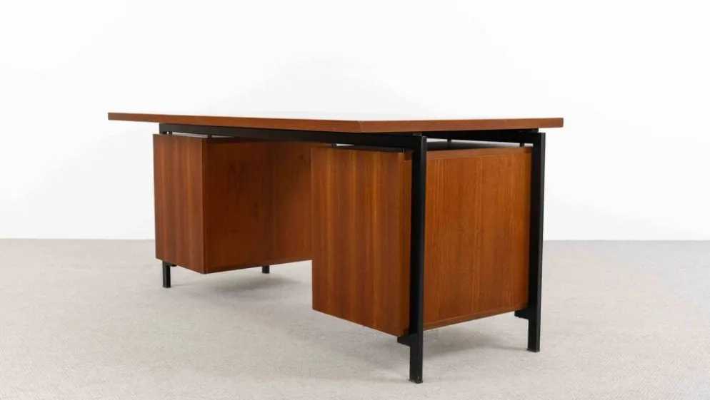 Bureau en teck EU02 série Japon de Cees Braakman pour Pastoe