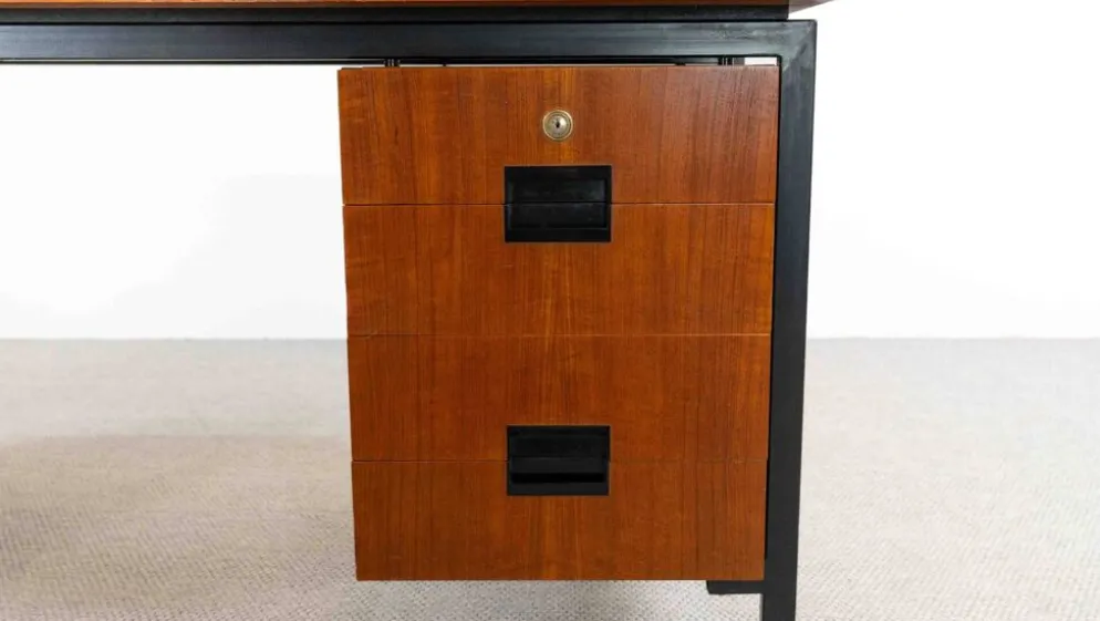 Bureau en teck EU02 série Japon de Cees Braakman pour Pastoe