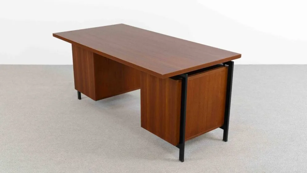 Bureau en teck EU02 série Japon de Cees Braakman pour Pastoe