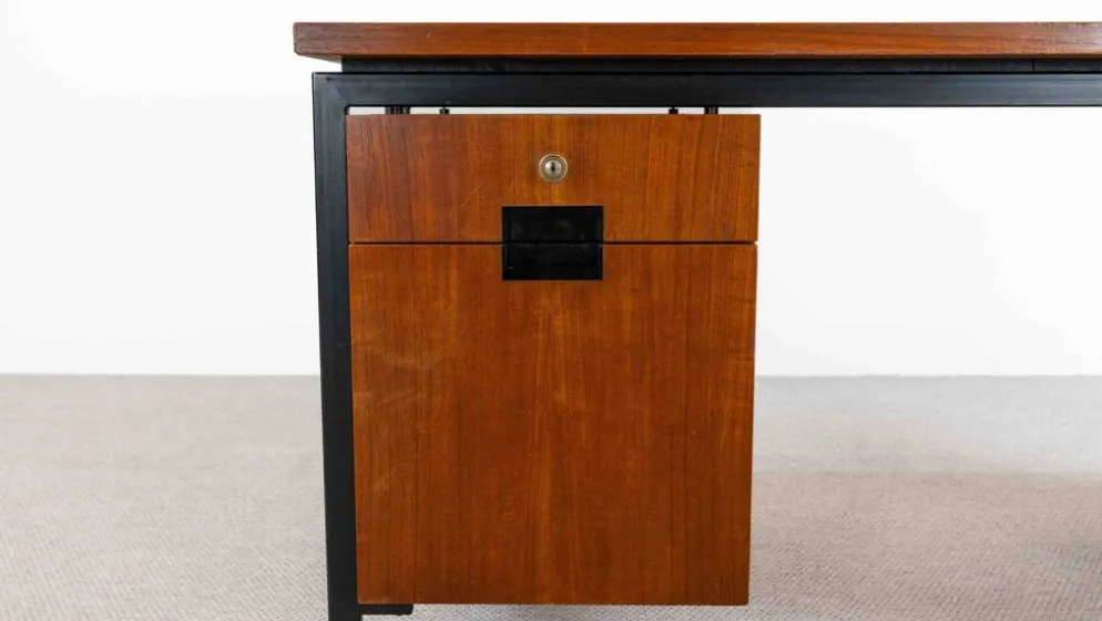 Bureau en teck EU02 série Japon de Cees Braakman pour Pastoe