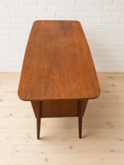 Bureau en teck petit danois par Gunnar Nielsen pour Tibergaard