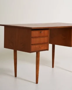 Bureau en teck scandinave, années 1960