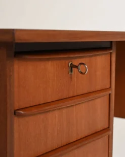 Bureau en teck scandinave, années 1960