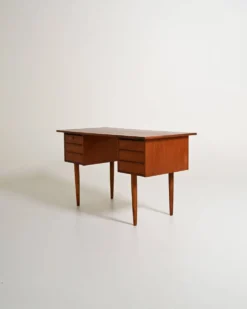 Bureau en teck scandinave, années 1960