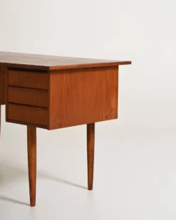 Bureau en teck scandinave, années 1960