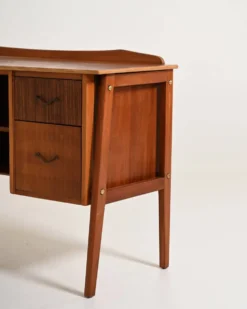 Bureau en teck scandinave, années 1950