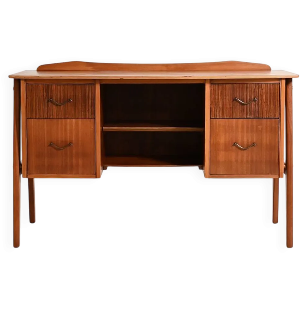 Bureau en teck scandinave, années 1950
