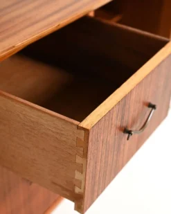 Bureau en teck scandinave, années 1950