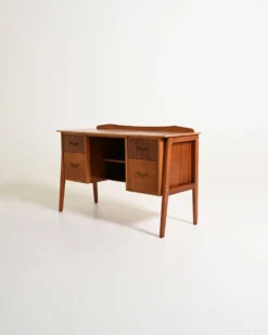 Bureau en teck scandinave, années 1950