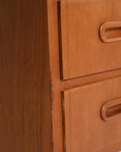 Bureau en teck scandinave, années 1960
