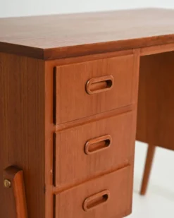 Bureau en teck scandinave, années 1960
