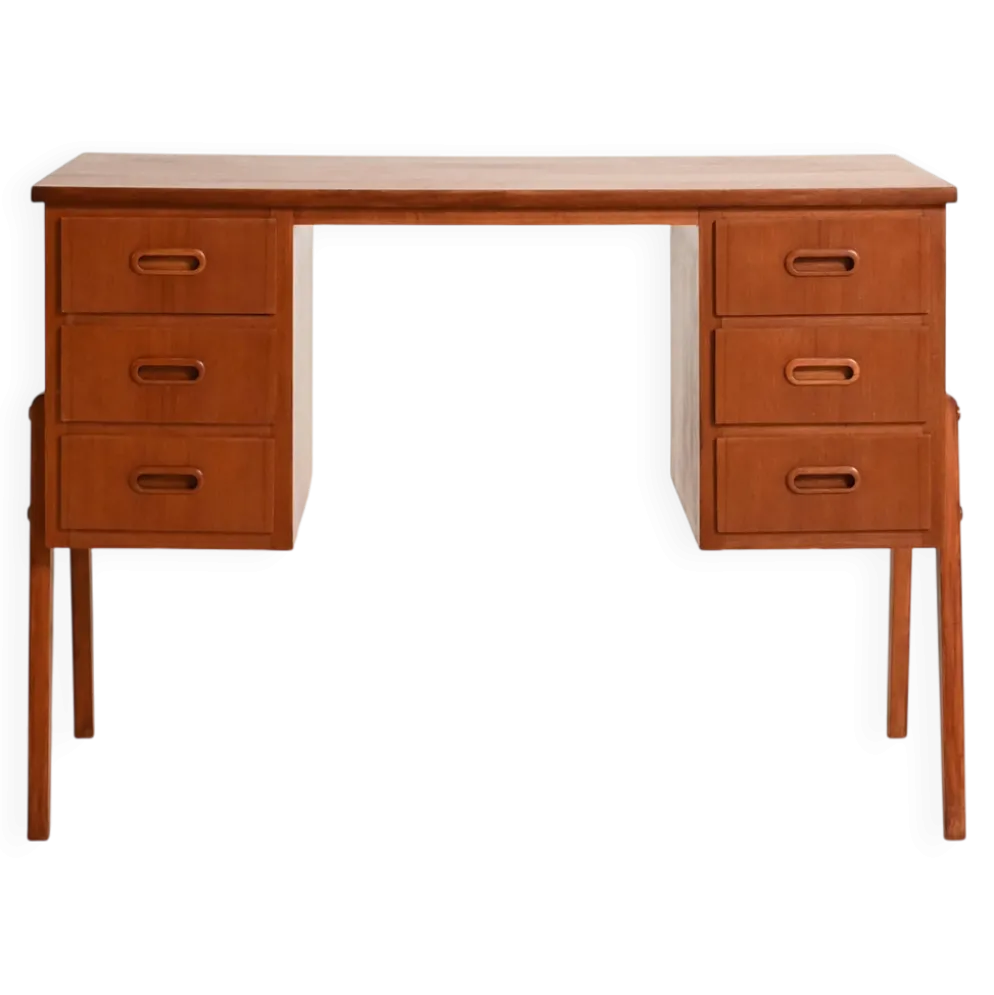 Bureau en teck scandinave, années 1960