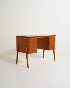 Bureau en teck scandinave, années 1960