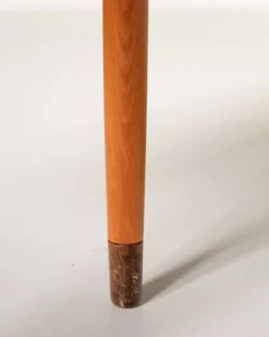 Bureau en teck scandinave avec une extension pliante, années 1950/1960