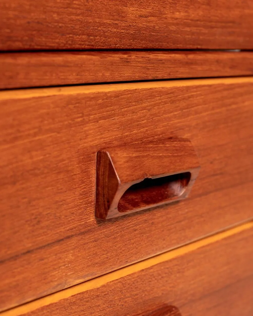 Bureau en teck scandinave avec une extension pliante, années 1950/1960