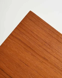 Bureau en teck scandinave avec tiroirs coulissants, années 1960