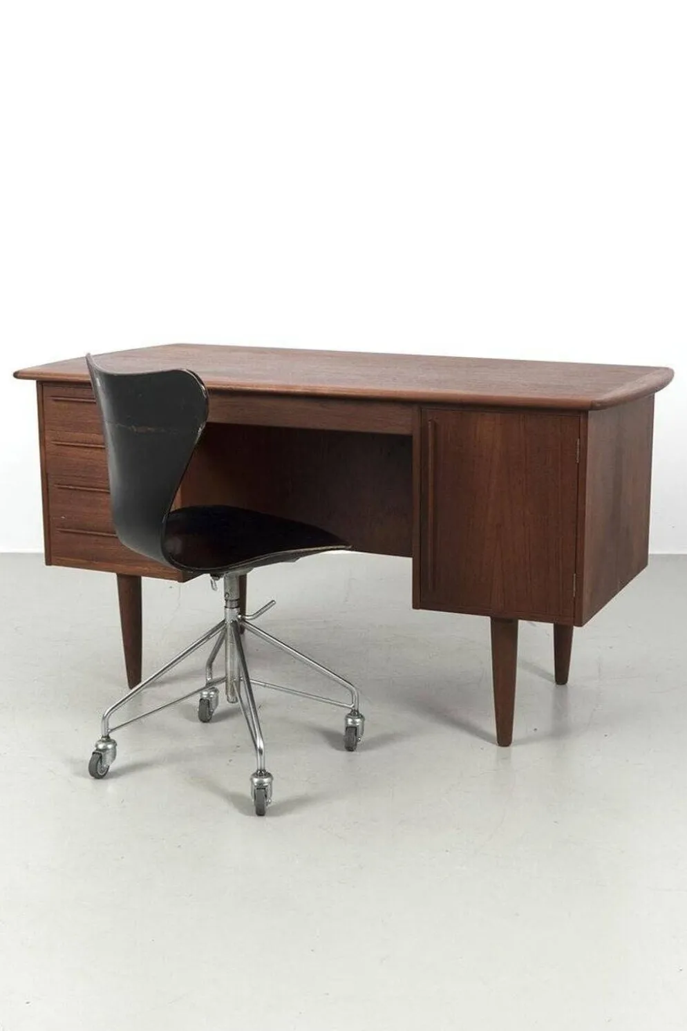 Bureau en teck vintage de H.P. Hansen