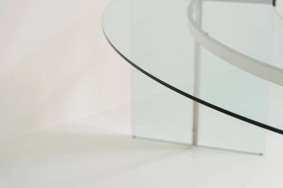 Bureau en verre "President" par Gallotti & Radice