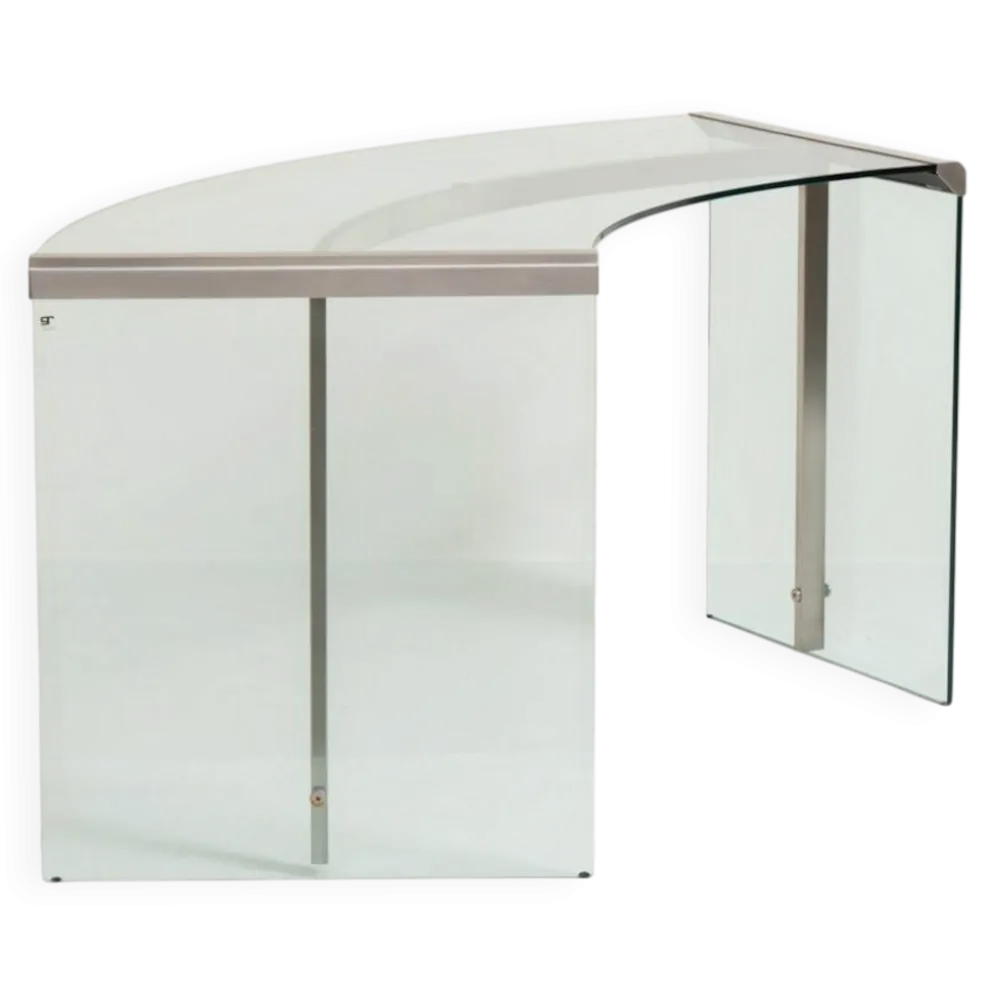 Bureau en verre "President" par Gallotti & Radice