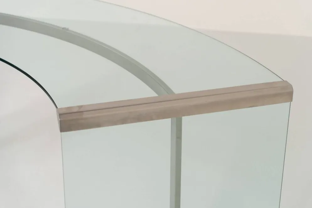 Bureau en verre "President" par Gallotti & Radice
