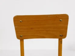 Bureau et chaise d’écolier vintage
