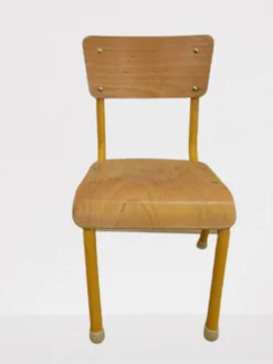 Bureau et chaise d’écolier vintage