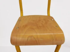 Bureau et chaise d’écolier vintage