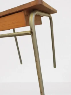 Bureau et chaise d’écolier vintage