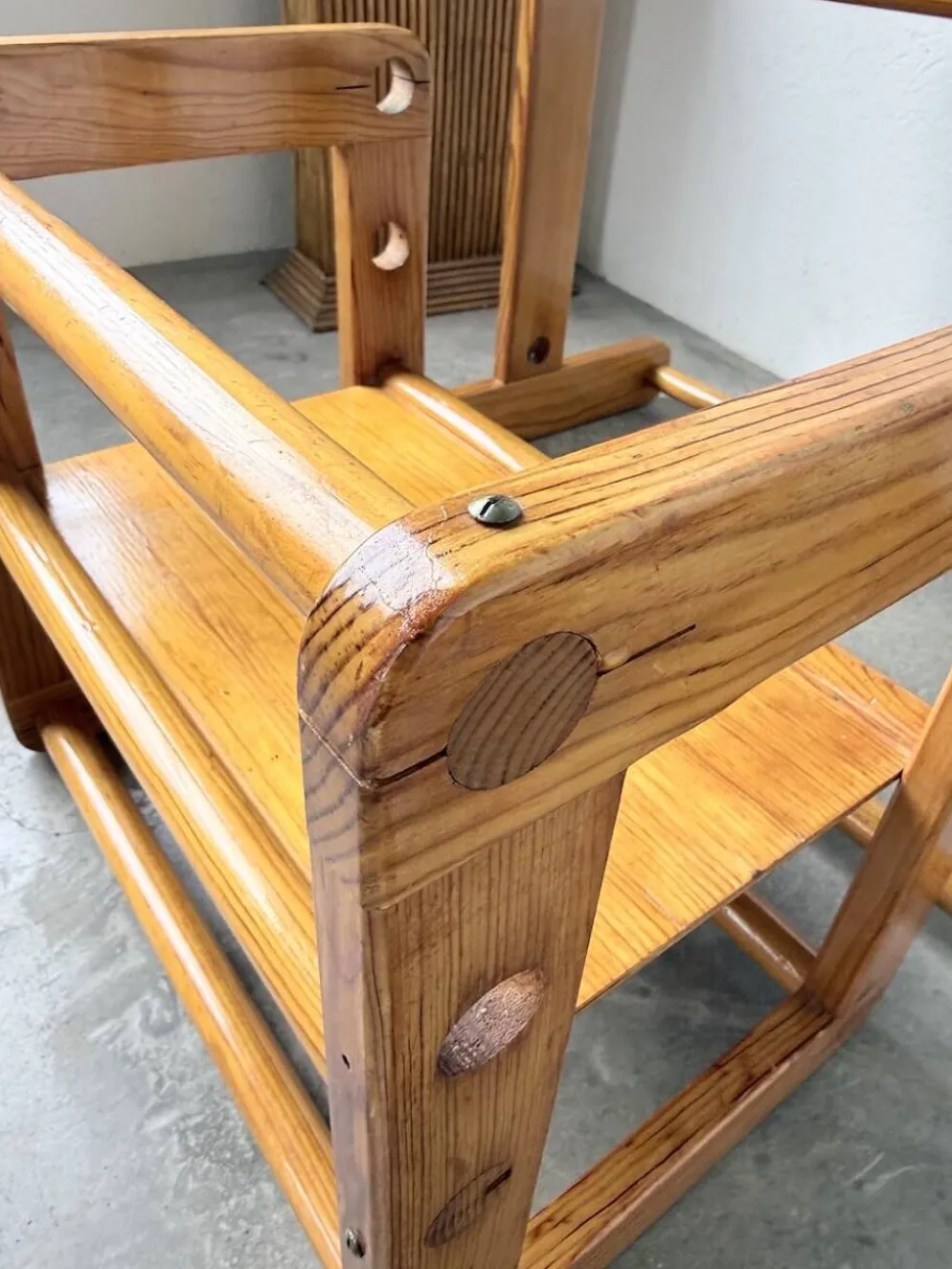 Bureau et chaise enfant pin Bauhaus