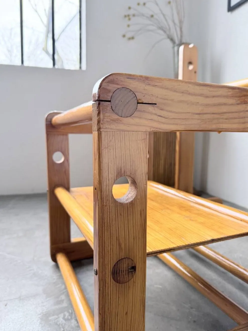 Bureau et chaise enfant pin Bauhaus