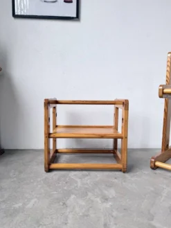 Bureau et chaise enfant pin Bauhaus
