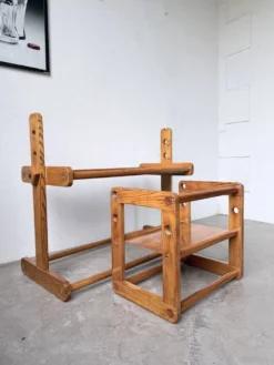 Bureau et chaise enfant pin Bauhaus