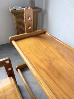 Bureau et chaise enfant pin Bauhaus