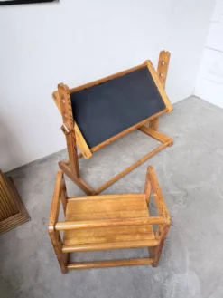 Bureau et chaise enfant pin Bauhaus