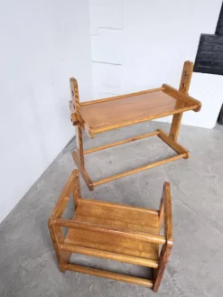 Bureau et chaise enfant pin Bauhaus