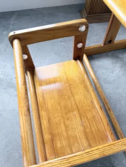 Bureau et chaise enfant pin Bauhaus