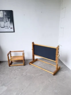 Bureau et chaise enfant pin Bauhaus