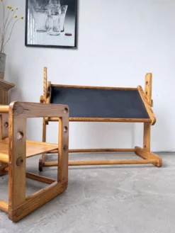 Bureau et chaise enfant pin Bauhaus