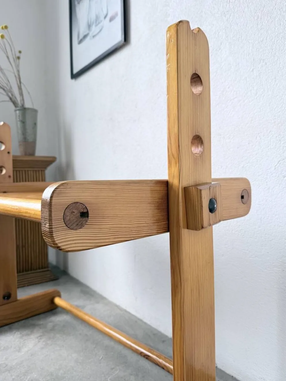 Bureau et chaise enfant pin Bauhaus