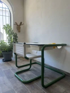 Bureau et chaise Marc Berthier 70s
