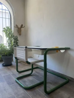 Bureau et chaise Marc Berthier 70s