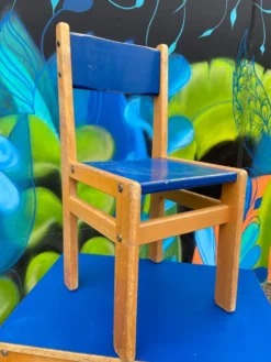 Bureau et siège enfant vintage 1980