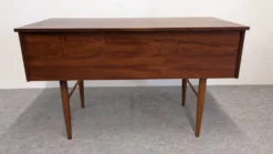 Bureau et son étagère amovible de style scandinave en teck, RDA vers 1960