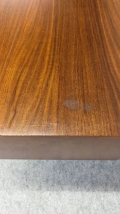 Bureau et son étagère amovible de style scandinave en teck, RDA vers 1960