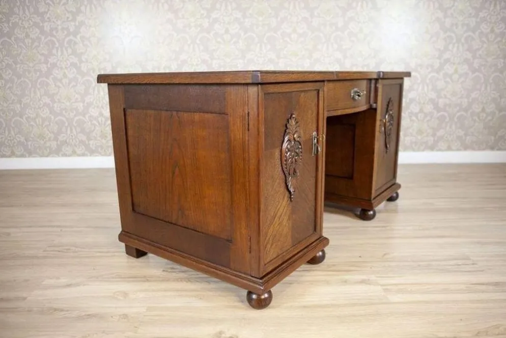 Bureau exécutif en chêne, années 1930