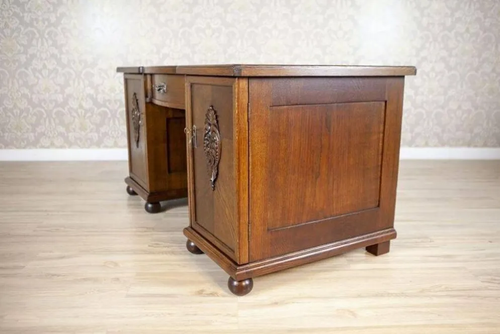 Bureau exécutif en chêne, années 1930
