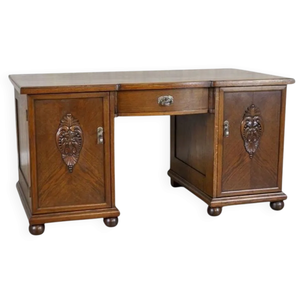 Bureau exécutif en chêne, années 1930