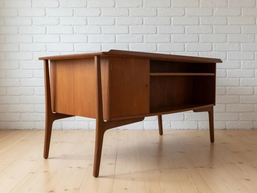 Bureau exécutif en teck Svend Aage Madsen, années 1960
