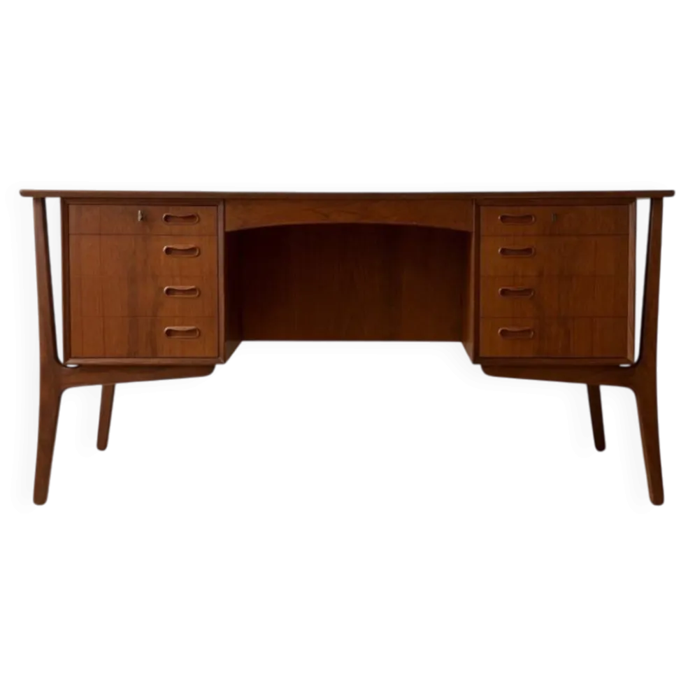 Bureau exécutif en teck Svend Aage Madsen, années 1960